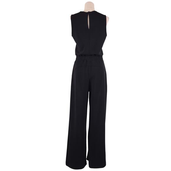 SPANX AirEssentials Sleeveless Jumpsuit Black Sz Small - Picture 3 of 9